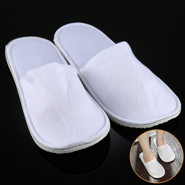 10 คู่อุปกรณ์โรงแรมรองเท้าแตะเดินทางแบบใช้แล้วทิ้งแบบพกพาความยาว: 26 ซม, Slippers