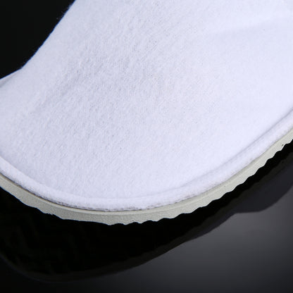 10 คู่อุปกรณ์โรงแรมรองเท้าแตะเดินทางแบบใช้แล้วทิ้งแบบพกพาความยาว: 26 ซม, Slippers