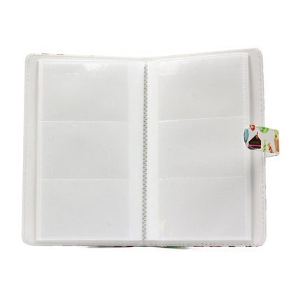 รูปแบบขนมหวาน 3 นิ้ว DIY PU Mini ความคิดสร้างสรรค์แทรกประเภท 32 หน้าอัลบั้มภาพที่สวยงามสำหรับโพลารอยด์, Dessert