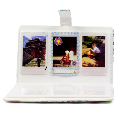 รูปแบบขนมหวาน 3 นิ้ว DIY PU Mini ความคิดสร้างสรรค์แทรกประเภท 32 หน้าอัลบั้มภาพที่สวยงามสำหรับโพลารอยด์, Dessert