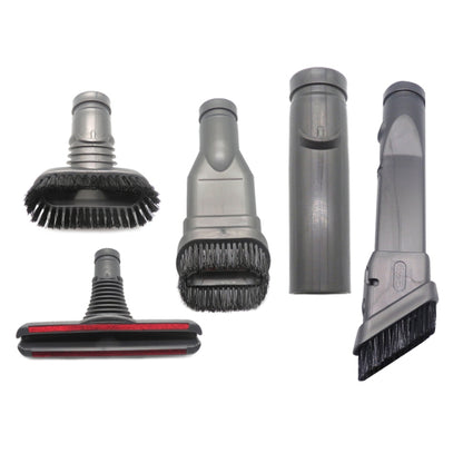 XD974 5 in 1 แปรงกลม + 2 x แปรงแข็ง + แปรงเตียง + เชื่อมต่อ สำหรับเครื่องดูดฝุ่น Dyson อะไหล่ชุด, XD974