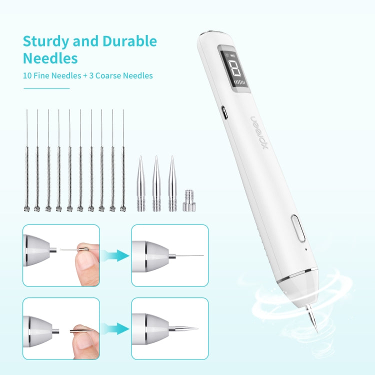Xpreen XPRE061 Professional Dark Spot Remover Freckle Tattoo ที่ชาร์จได้ Wart Mole Remover พร้อมหน้าจอ LED และ Spotlight