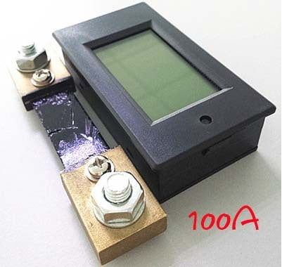 PZEM-061 4 in 1 DC Digital Display Meter เครื่องวัดแรงดันไฟฟ้า AC 80-260V, 100A