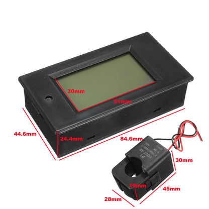 PZEM-061 4 in 1 DC Digital Display Meter เครื่องวัดแรงดันไฟฟ้า AC 80-260V, 100A