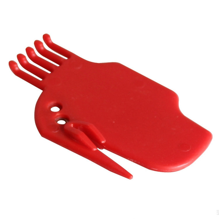 2 PCS Universal Sweeping Robot อุปกรณ์เสริมแปรงทำความสะอาดแบบแบนสำหรับ iRobot Roomba, Brush Cleaner Red