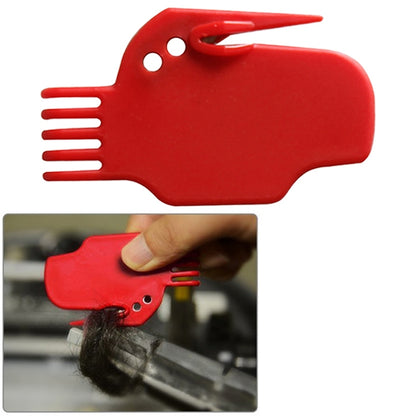 2 PCS Universal Sweeping Robot อุปกรณ์เสริมแปรงทำความสะอาดแบบแบนสำหรับ iRobot Roomba, Brush Cleaner Red