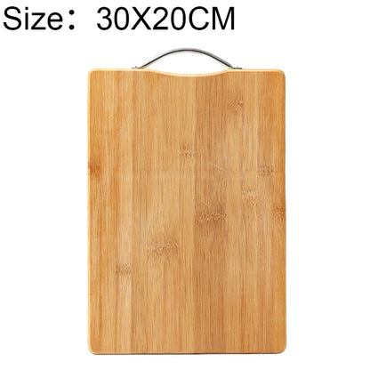 เขียงไม้ไผ่ทรงสี่เหลี่ยมสำหรับห้องครัว ขนาด 30ซม. x 20ซม, Size: 30cm x 20cm