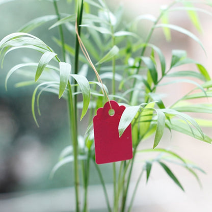 100 ชิ้นกันน้ำทนทานและนำมาใช้ใหม่พลาสติกสวนเนอสเซอรี่ป้ายพืชดอกไม้แท็กเครื่องหมายป้ายแท็กพืช, การจัดส่งสีแบบสุ่ม, Plant Label 1