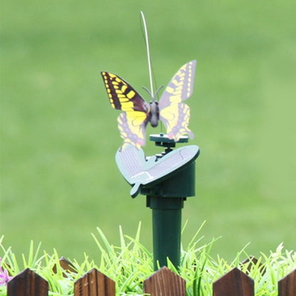 พลังงานแสงอาทิตย์ไฟฟ้าหมุนผีเสื้อ Hummingbird ตกแต่ง Fly จำลองผีเสื้อสัตว์เลี้ยงของเล่นตลกสวน Pastoral ตกแต่งของเล่น, Butterfly 2