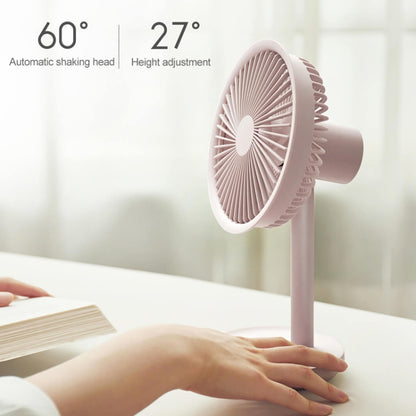 Original Xiaomi Youpin SOLOVE USB ชาร์จเดสก์ท็อปพัดลมไฟฟ้าหอพักมินิพัดลมพร้อมระบบควบคุมความเร็ว 3 ระดับ, SOLOVE