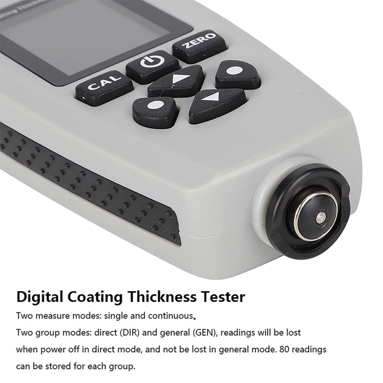 RZEC770 จอแสดงผล LCD เครื่องวัดความหนาสีเคลือบเครื่องมือ