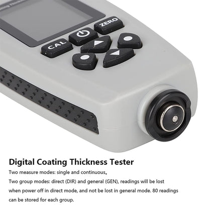 RZEC770 จอแสดงผล LCD เครื่องวัดความหนาสีเคลือบเครื่องมือ