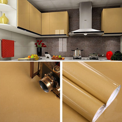 Pearlescent Creative PVC อิฐตกแต่งเฟอร์นิเจอร์สติ๊กเกอร์วอลเปเปอร์ห้องนอนห้องนั่งเล่นผนังวอลล์เปเปอร์กันน้ำม้วนขนาด: 60x500 ซม