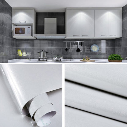 Pearlescent Creative PVC อิฐตกแต่งเฟอร์นิเจอร์สติ๊กเกอร์วอลเปเปอร์ห้องนอนห้องนั่งเล่นผนังวอลล์เปเปอร์กันน้ำม้วนขนาด: 60x500 ซม