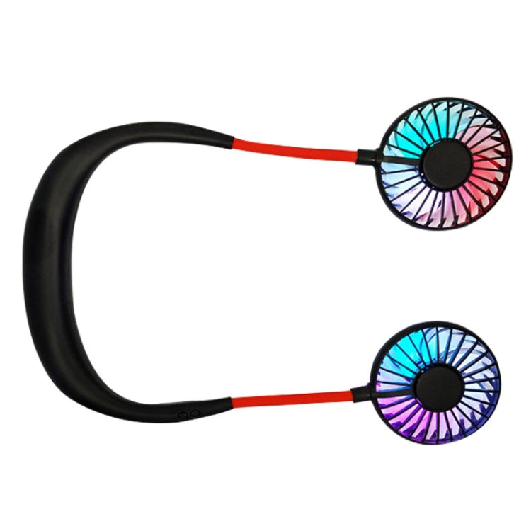 Creative Mini แขวนคอประเภทพัดลมพัดลม LED กลางแจ้ง, F008 (Black), F008, F008 (Blue), F008 (White)