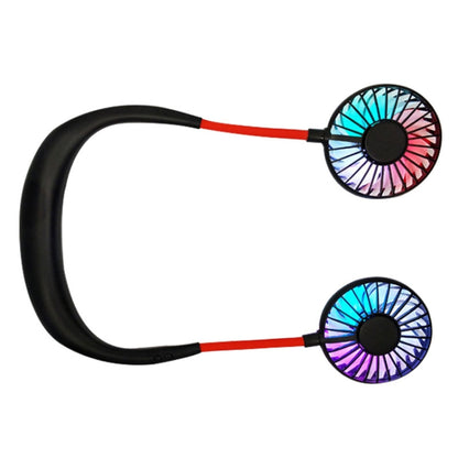 Creative Mini แขวนคอประเภทพัดลมพัดลม LED กลางแจ้ง, F008 (Black), F008, F008 (Blue), F008 (White)