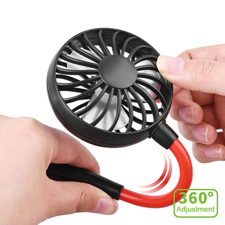 Creative Mini แขวนคอประเภทพัดลมพัดลม LED กลางแจ้ง, F008 (Black), F008, F008 (Blue), F008 (White)