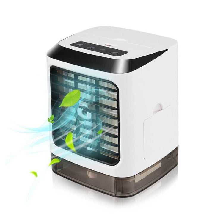 มินิเดสก์ท็อปพัดลมระบายความร้อน Humidifier พัดลมเครื่องปรับอากาศพัดลมสเปรย์ให้ความชุ่มชื้น, without Remote Control