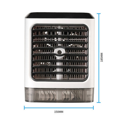 มินิเดสก์ท็อปพัดลมระบายความร้อน Humidifier พัดลมเครื่องปรับอากาศพัดลมสเปรย์ให้ความชุ่มชื้น, without Remote Control