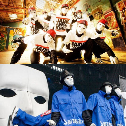 เทศกาลฮาโลวีน Bboy Hip-hop Street Step หน้ากากสวมหน้ากาก ขนาด: 18-19 ซม. การจัดส่งสีแบบสุ่ม, Bboy Hip-hop