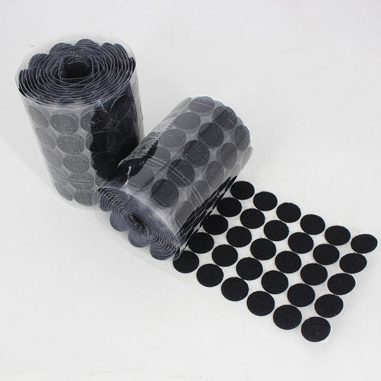 1,000 ชิ้น 10 มม. รอบตะขอกาวไนลอนและห่วงยึด, 10mm (Black), 10mm (White)