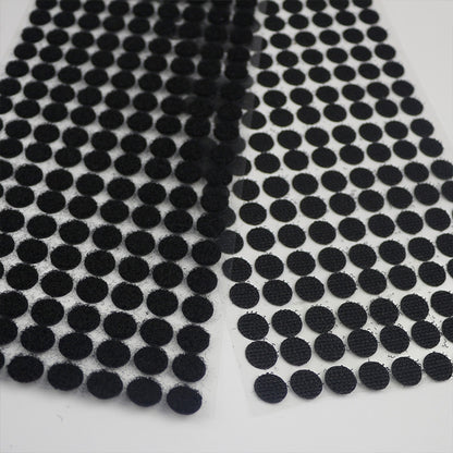 1,000 ชิ้น 10 มม. รอบตะขอกาวไนลอนและห่วงยึด, 10mm (Black), 10mm (White)