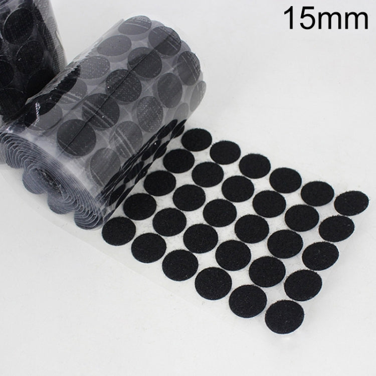 1,000 ชิ้น 16 มม. รอบตะขอกาวไนลอนและห่วงยึด, 15mm (Black), 15mm (White)