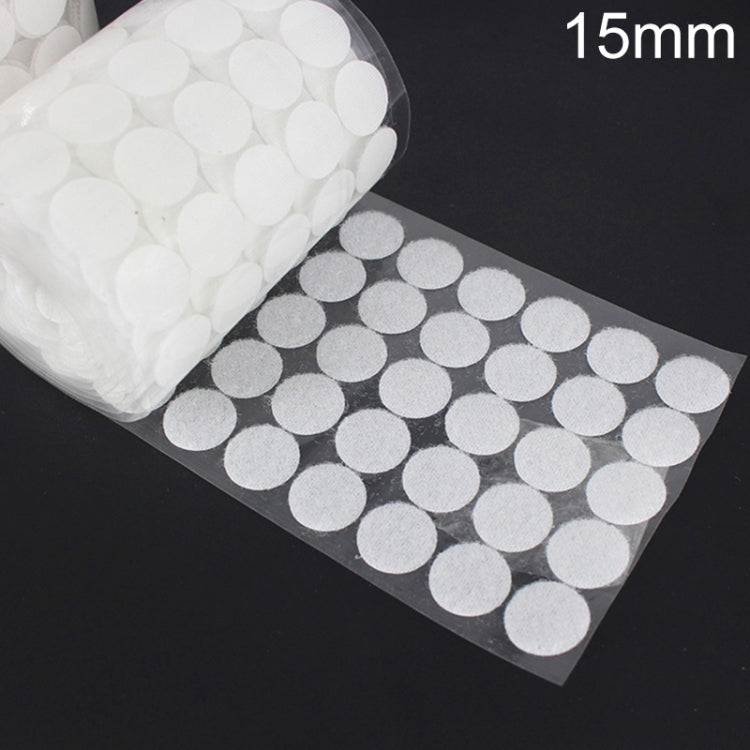 1,000 ชิ้น 16 มม. รอบตะขอกาวไนลอนและห่วงยึด, 15mm (Black), 15mm (White)