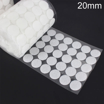 1,000 ชิ้น 20 มม. รอบตะขอกาวไนลอนและห่วงยึด, 20mm (Black), 20mm (White)