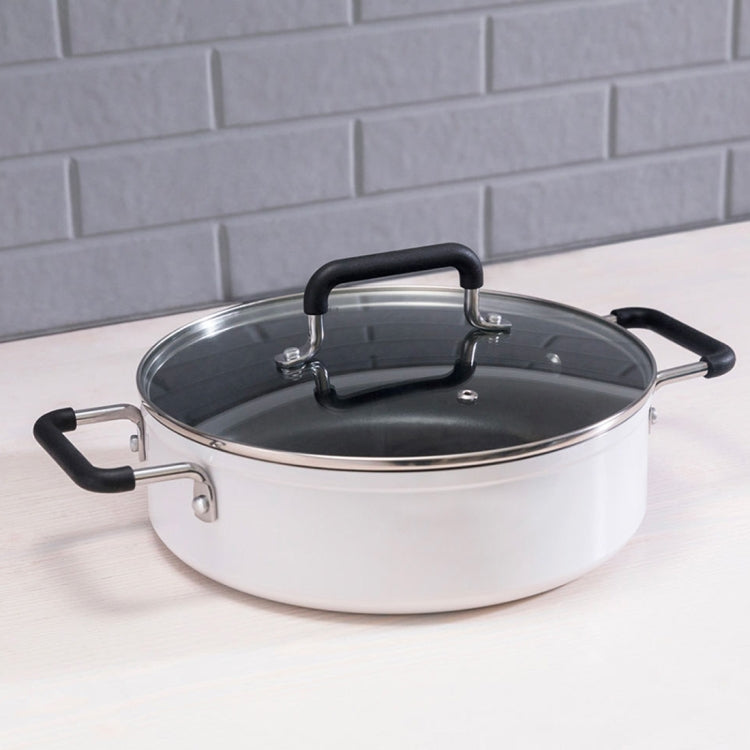 Original Xiaomi Mijia ZWZ 4L เกรดอาหาร Non-stick Stockpot,ใช้งานร่วมกับเตาแม่เหล็กไฟฟ้า Mijia (HC9071), 4L Stockpot