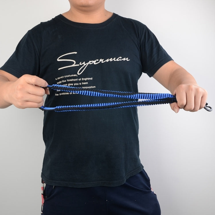 สัตว์เลี้ยง Telescopic บัฟเฟอร์เชือกดึงคู่เชือกถักไนลอนสะท้อนแสงขนาดเล็กความยาว: 70 ซม. การจัดส่งสีแบบสุ่ม, Double Traction 70cm