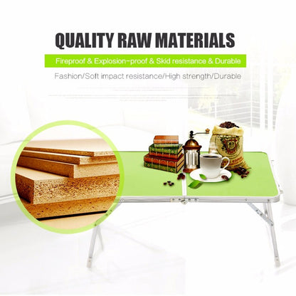 แผ่นพลาสติกปรับโต๊ะแล็ปท็อปแบบพกพาขาตั้งพับอ่านหนังสือโต๊ะถาดเตียง, Plastic Mat, Plastic Mat (Wood), Plastic Mat (Sapphire Blue)