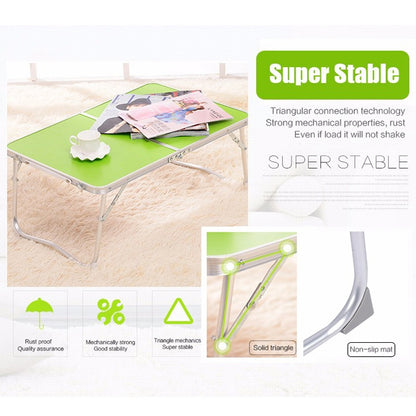 แผ่นพลาสติกปรับโต๊ะแล็ปท็อปแบบพกพาขาตั้งพับอ่านหนังสือโต๊ะถาดเตียง, Plastic Mat, Plastic Mat (Wood), Plastic Mat (Sapphire Blue)