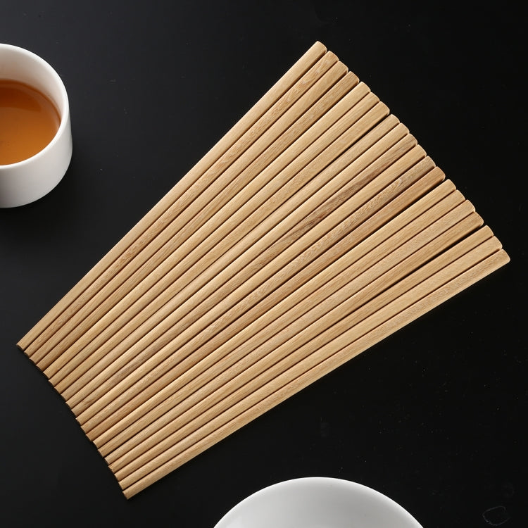 ตะเกียบกันลื่นไม้จันทน์สีเหลืองธรรมชาติ 10 คู่