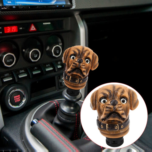 Bulldog Shaped Universal รถ Shifter Cover Manual เกียร์อัตโนมัติ Shift Knob, Bulldog Shaped