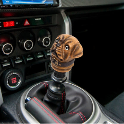 Bulldog Shaped Universal รถ Shifter Cover Manual เกียร์อัตโนมัติ Shift Knob, Bulldog Shaped