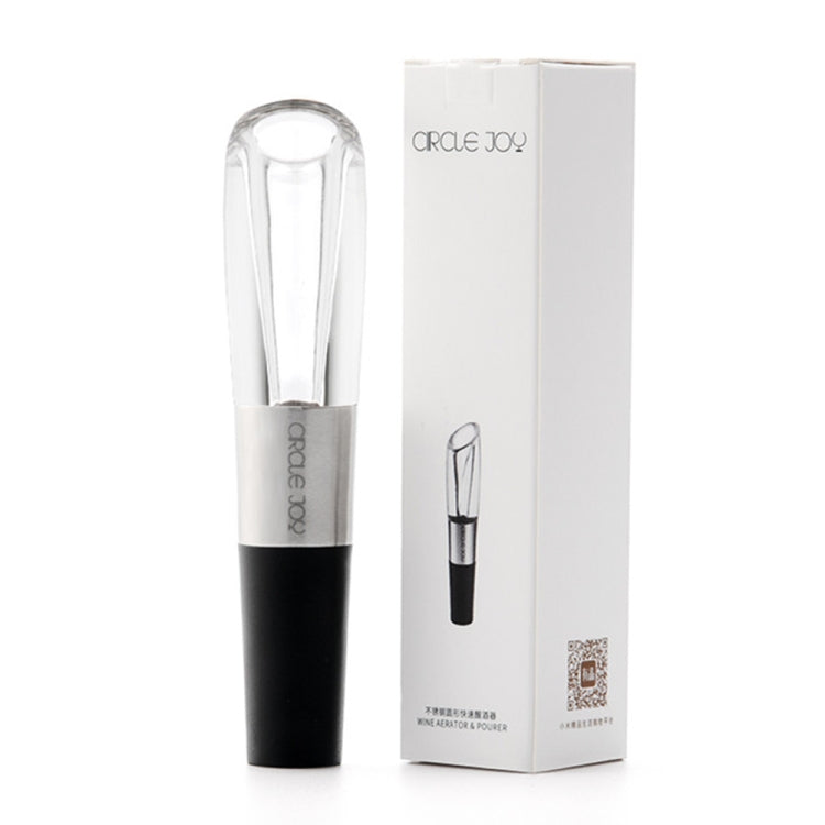 Original Xiaomi Youpin CIRCLE JOY สแตนเลสแบบพกพา Essential Aerating ออกซิเจนไวน์ Pourer Decanter, Wine Pourer