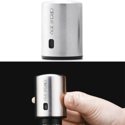 Original Xiaomi Youpin Circle Joy สแตนเลสสูญญากาศหน่วยความจำจุกไวน์, Wine Stopper