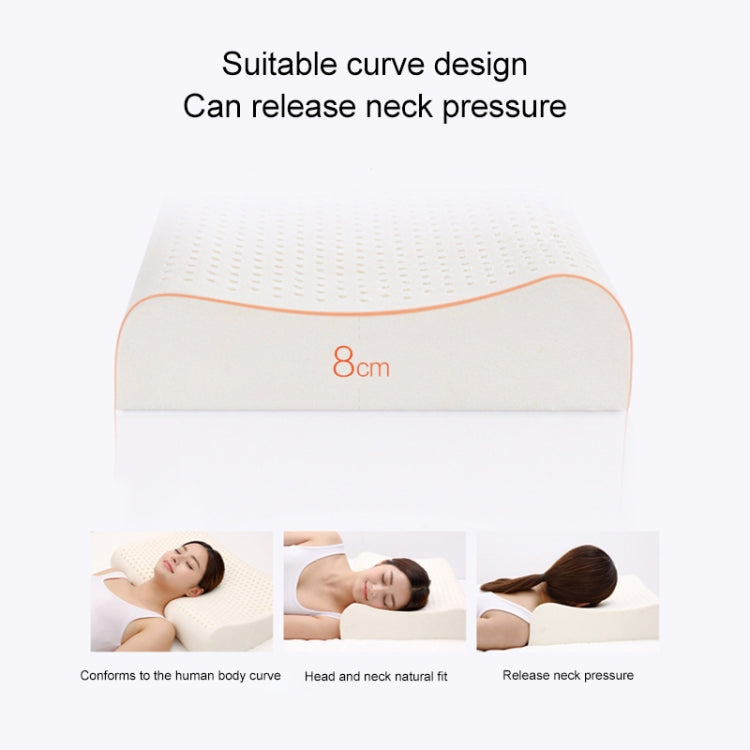 ต้นฉบับ Xiaomi Youpin 8H Z2 หมอนน้ำยางธรรมชาตินุ่มระบายอากาศป้องกันกระดูกสันหลังนวดดูแลหมอนพร้อมปลอกหมอนผ้าฝ้าย