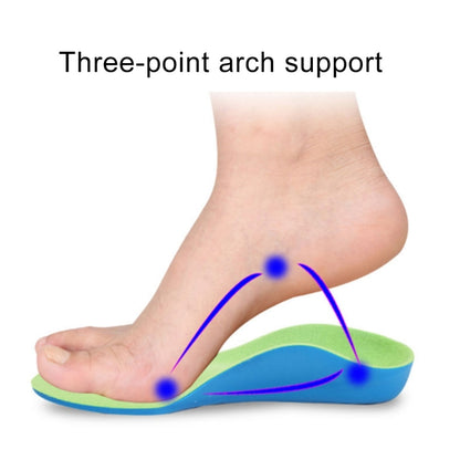 พื้นรองเท้าชั้นใน Corrective PU XO Leg Corrective สำหรับเด็ก Size: 21cm, Size: 21cm