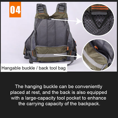 MANNER Outdoor Multifunctional Fishing Life Vest เสื้อชูชีพว่ายน้ำ, MANNER Life Jacket