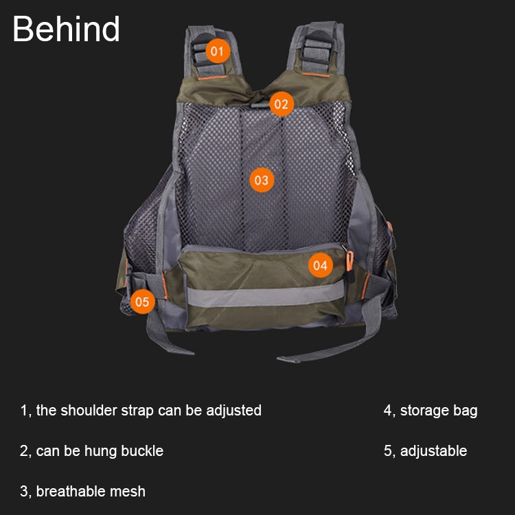 MANNER Outdoor Multifunctional Fishing Life Vest เสื้อชูชีพว่ายน้ำ, MANNER Life Jacket