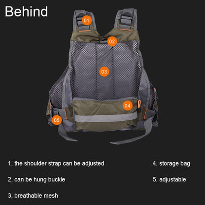 MANNER Outdoor Multifunctional Fishing Life Vest เสื้อชูชีพว่ายน้ำ, MANNER Life Jacket