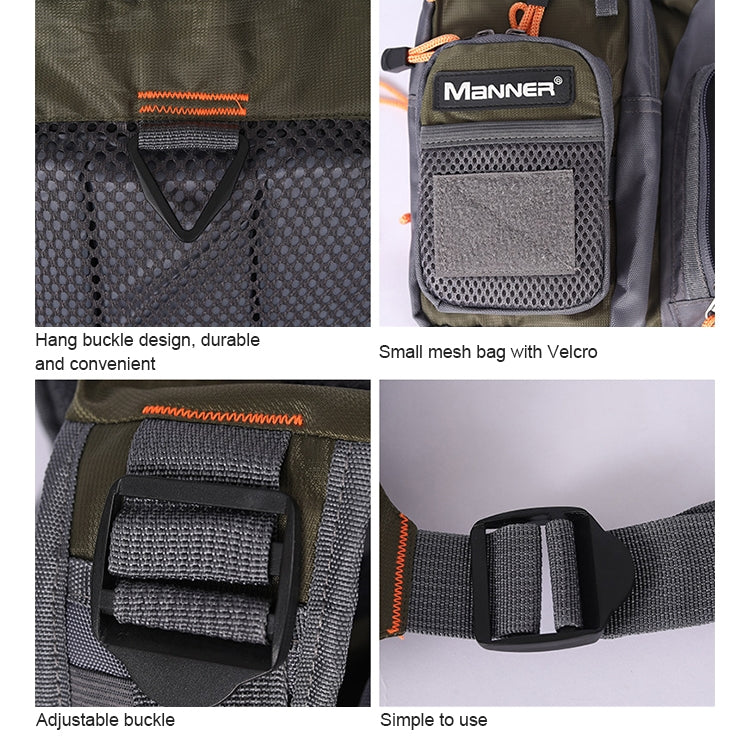 MANNER Outdoor Multifunctional Fishing Life Vest เสื้อชูชีพว่ายน้ำ, MANNER Life Jacket