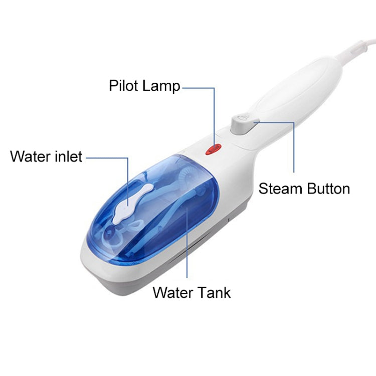 JK-2106 800W ครัวเรือน Travel Handheld Hang ร้อนเครื่องมินิแบบพกพา Steam Brush Ironer, US Plug, 800W US Plug