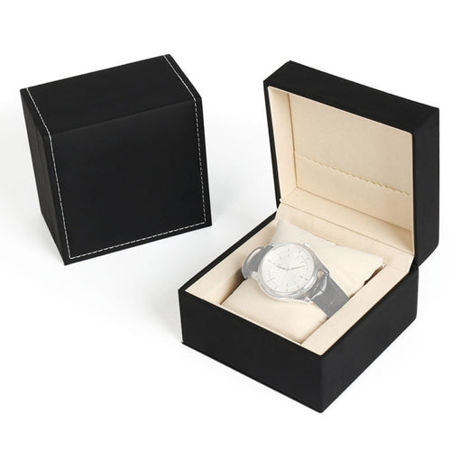 2 ชิ้น SBH002 กล่องเก็บนาฬิกาข้อมือ PU PU ขนาด: L, Size: L