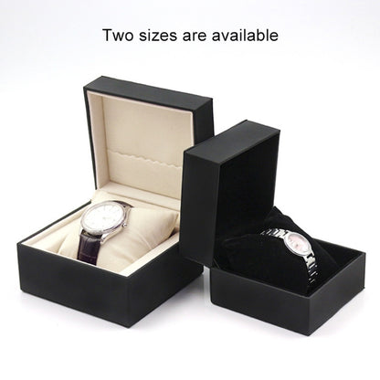 2 ชิ้น SBH002 กล่องเก็บนาฬิกาข้อมือ PU PU ขนาด: L, Size: L