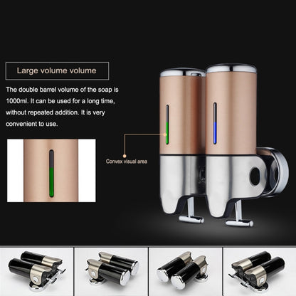 เครื่องจ่ายสบู่เหลวแชมพูแบบติดผนังของโรงแรม Triple Hotel ความจุ: 1200 มล, 1200ml/Black, 1200ml/Gold, 1200ml/Red, 1200ml/Silver, 1200ml/Transparent, 1200ml/White