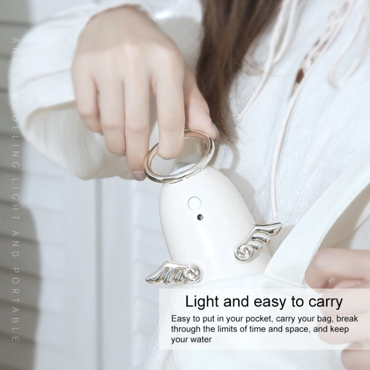 TSHM0 เครื่องทำความชื้น Mini Angel Atomizing พร้อมไฟกลางคืนสีสันสดใส ความจุแท้งค์น้ำ: 230 มล