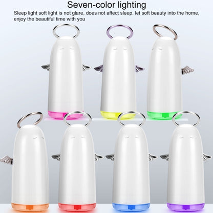 TSHM0 เครื่องทำความชื้น Mini Angel Atomizing พร้อมไฟกลางคืนสีสันสดใส ความจุแท้งค์น้ำ: 230 มล